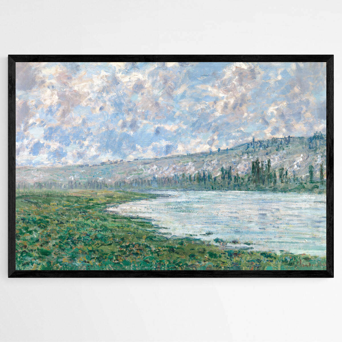 The Seine at Vetheuil by Claude Monet | Claude Monet Wall Art Prints - The Canvas Hive