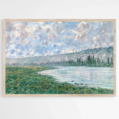 The Seine at Vetheuil by Claude Monet | Claude Monet Wall Art Prints - The Canvas Hive