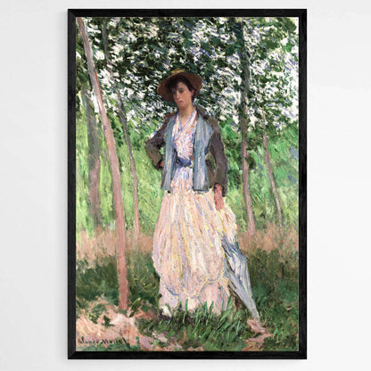 The Stroller by Claude Monet | Claude Monet Wall Art Prints - The Canvas Hive