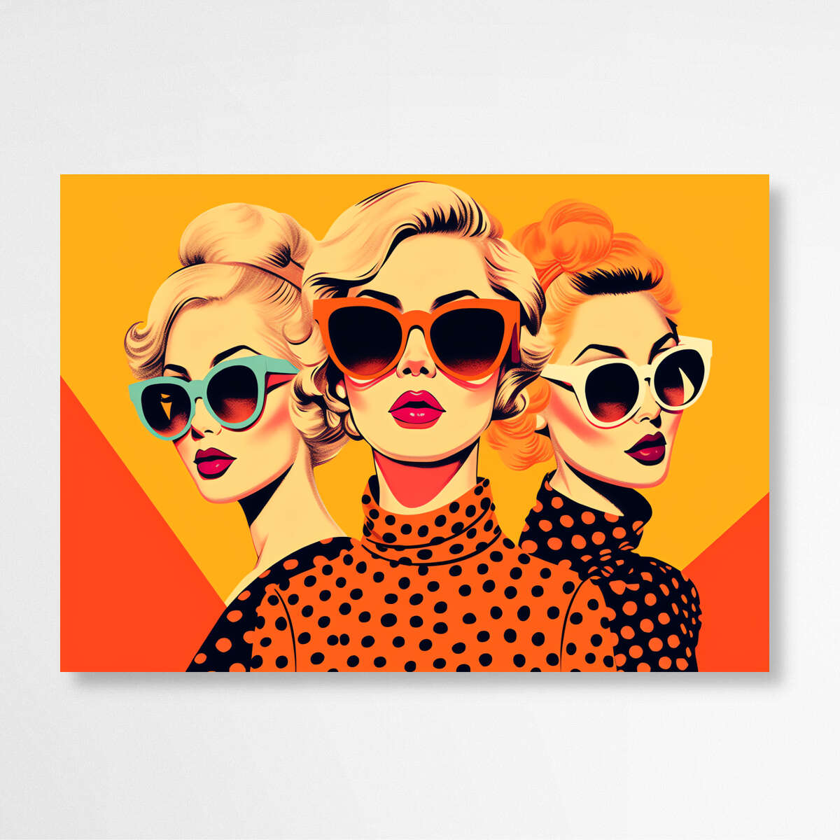 Three of a Kind Friendship | Pop Art Wall Art Prints - The Canvas Hive