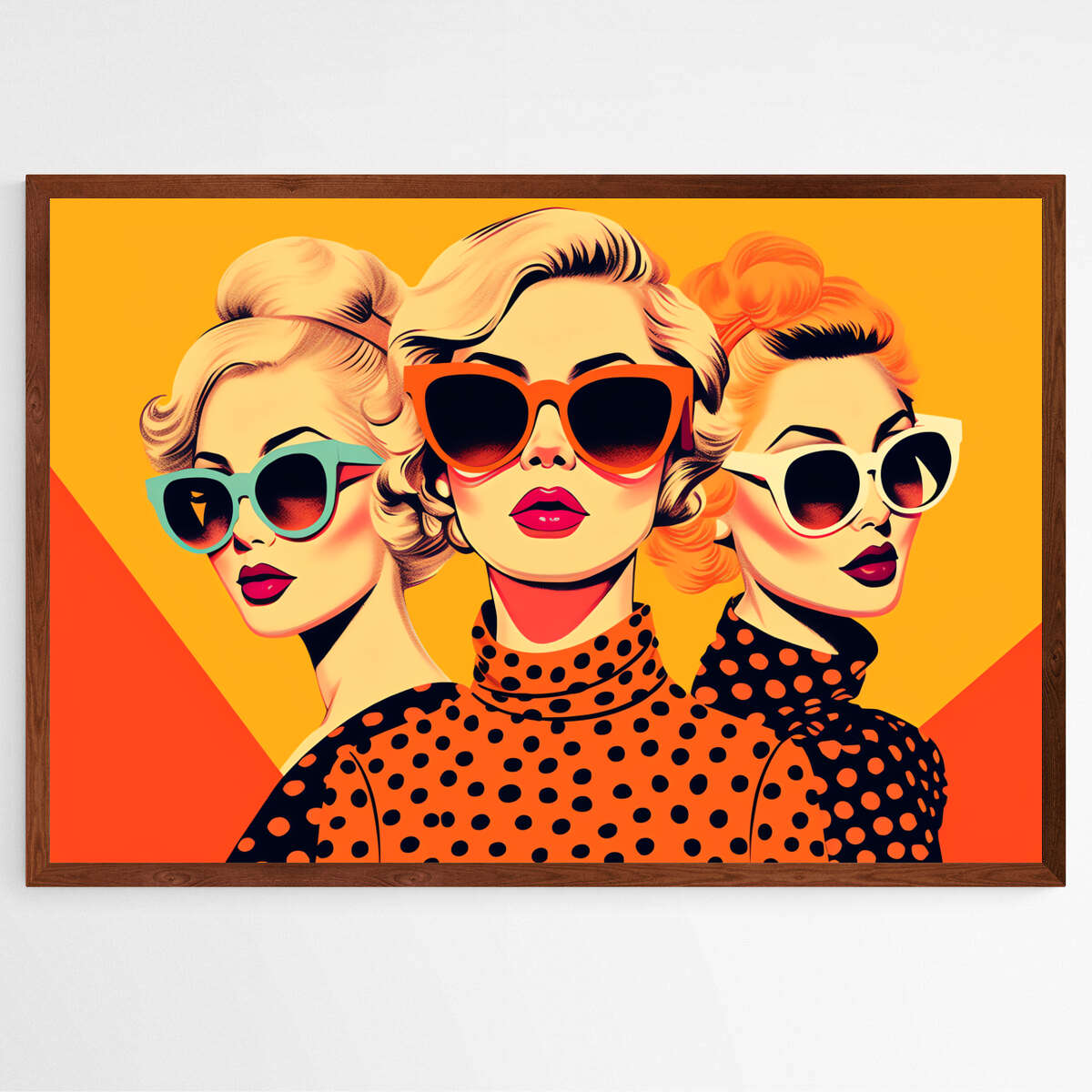 Three of a Kind Friendship | Pop Art Wall Art Prints - The Canvas Hive