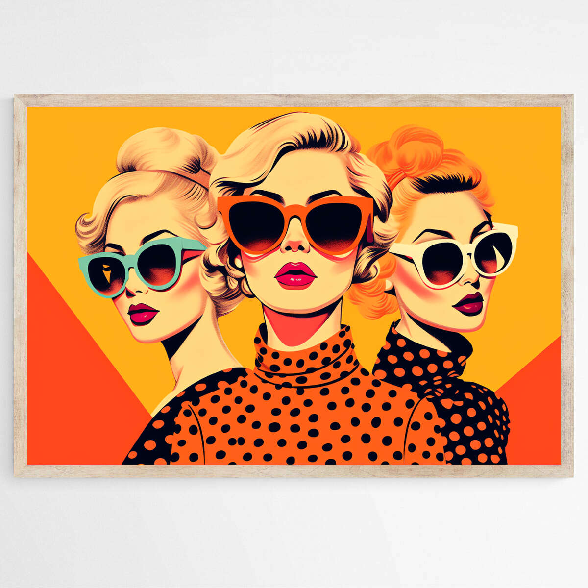 Three of a Kind Friendship | Pop Art Wall Art Prints - The Canvas Hive