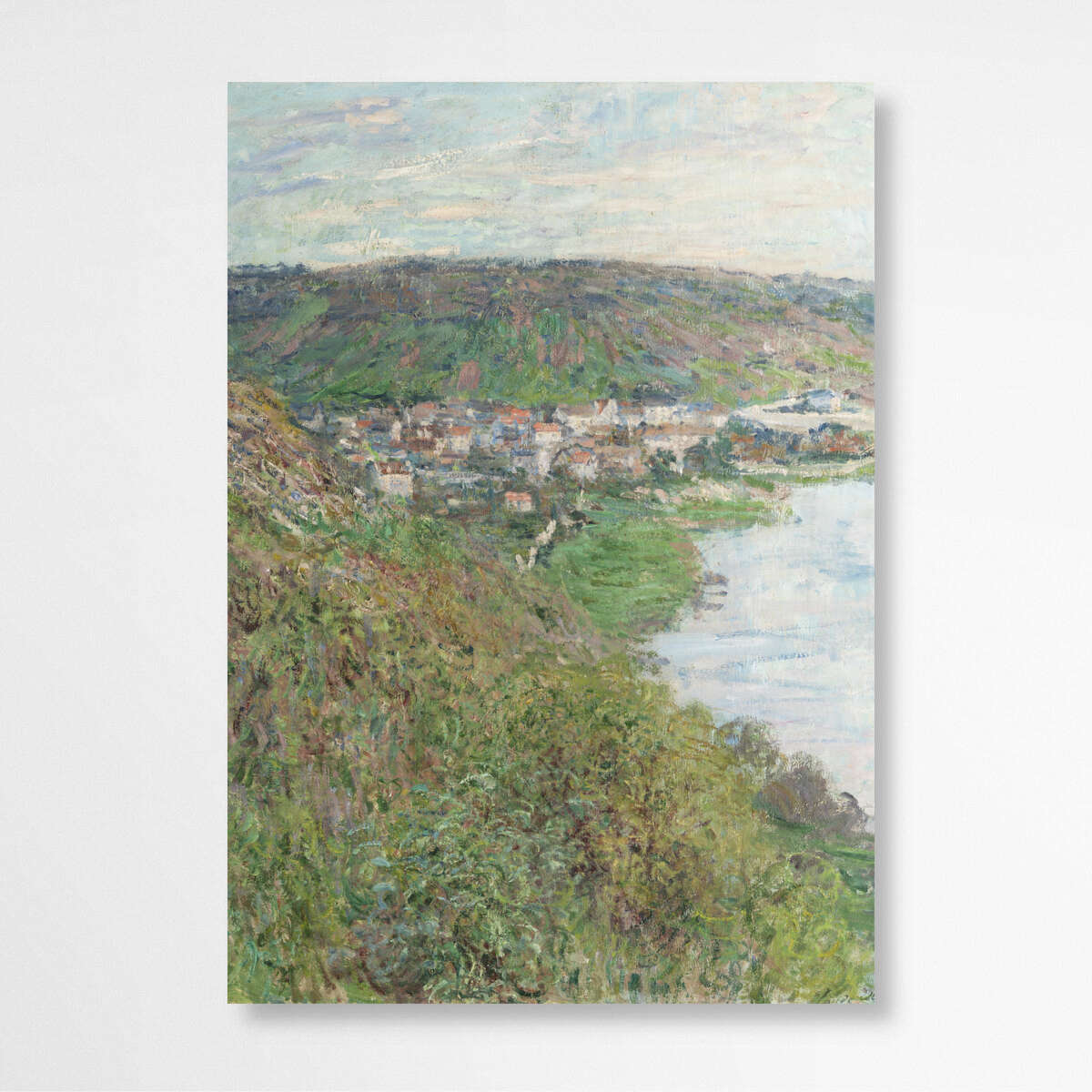 Top View of Vetheuil by Claude Monet | Claude Monet Wall Art Prints - The Canvas Hive