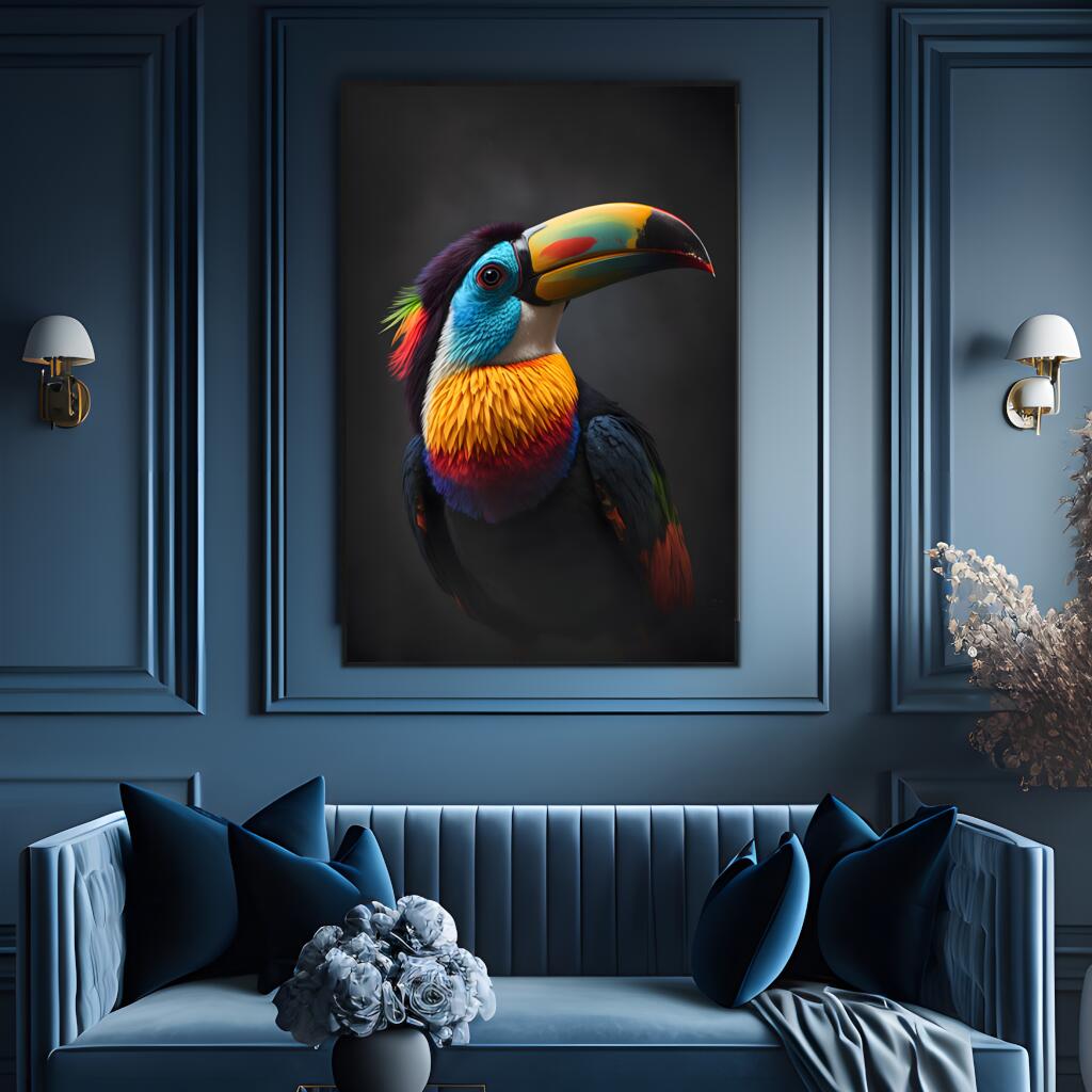 Transcendent Tropics Tucan| Animals Wall Art Prints - The Canvas Hive