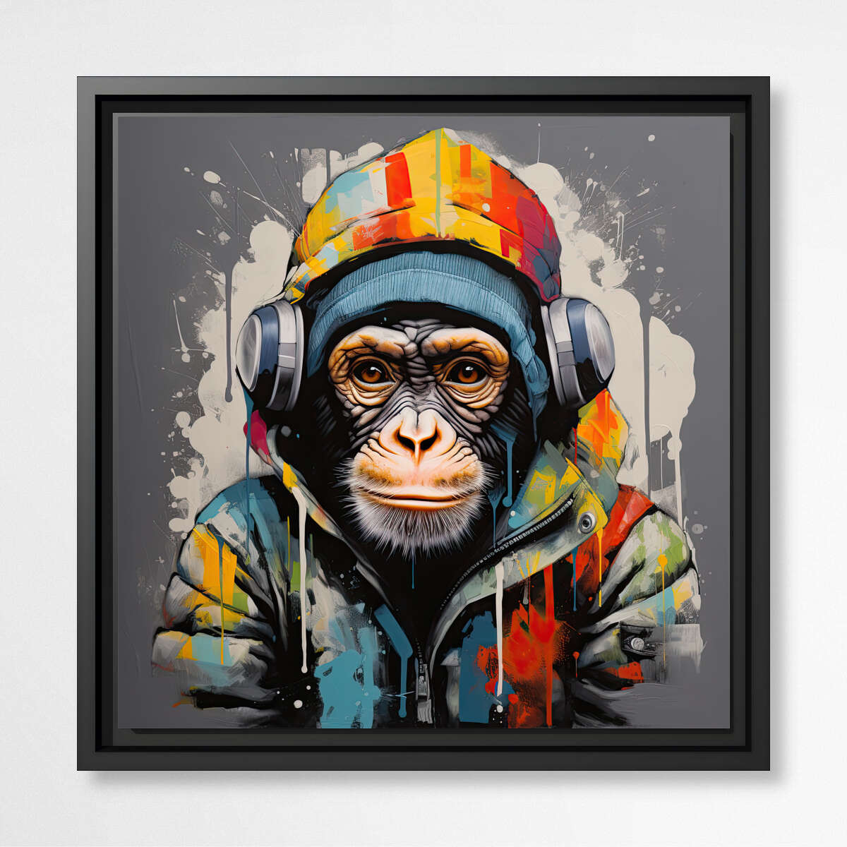 Urban Groove Monkey | Animals Wall Art Prints - The Canvas Hive