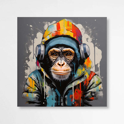 Urban Groove Monkey | Animals Wall Art Prints - The Canvas Hive