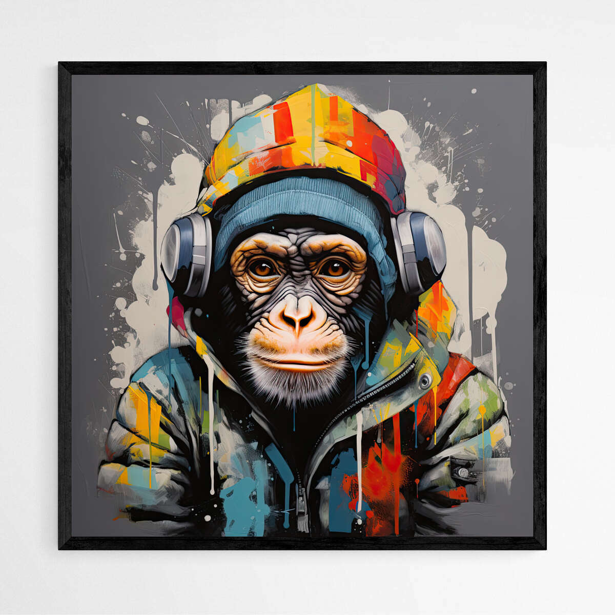 Urban Groove Monkey | Animals Wall Art Prints - The Canvas Hive