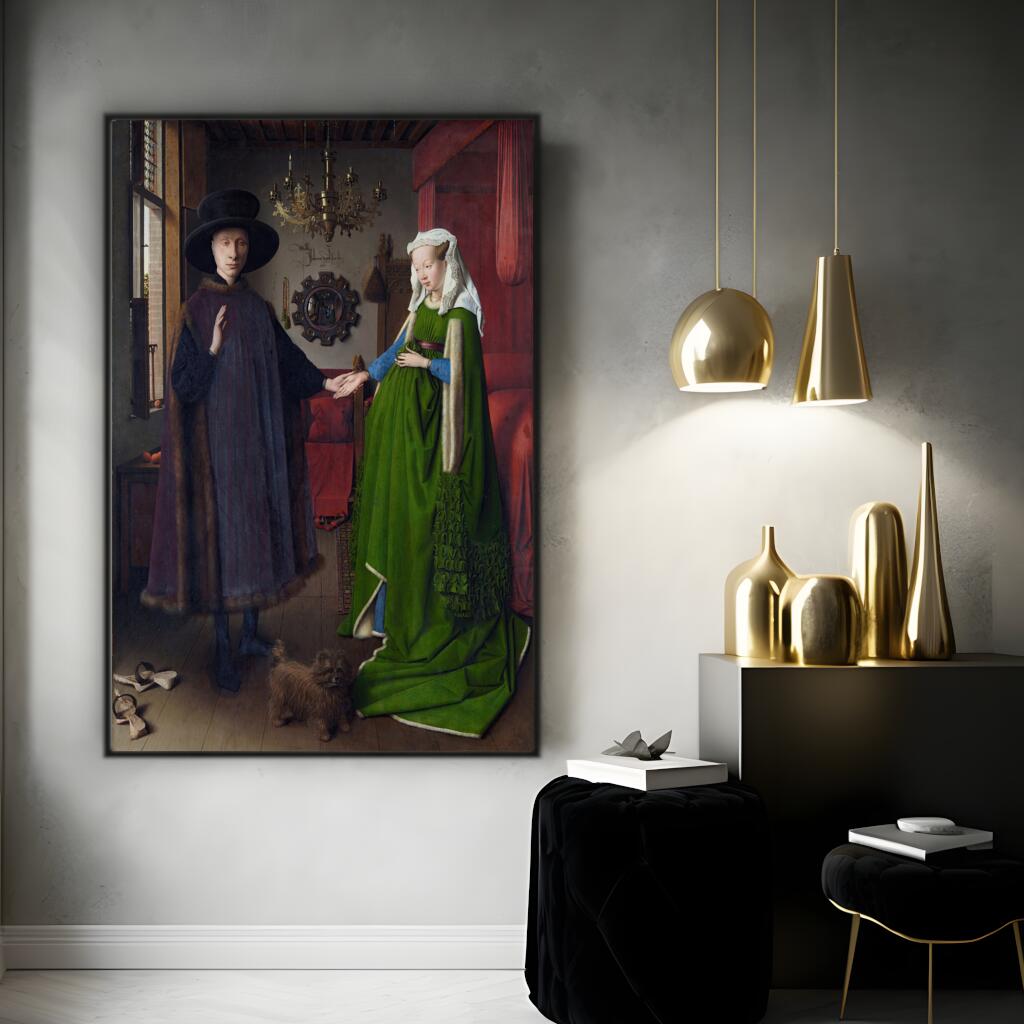 Van Eyck - Arnolfini Portrait | Famous Paintings Wall Art Prints - The Canvas Hive