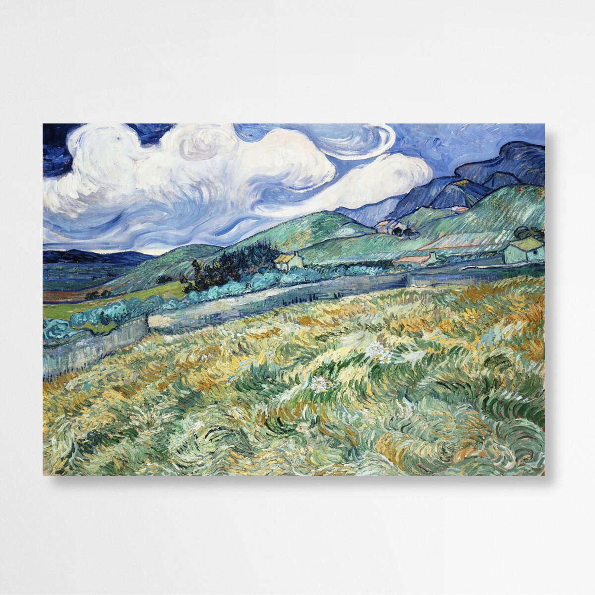 Van Gogh's Landscape from Saint-Remy | Famous Paintings Wall Art Prints - The Canvas Hive
