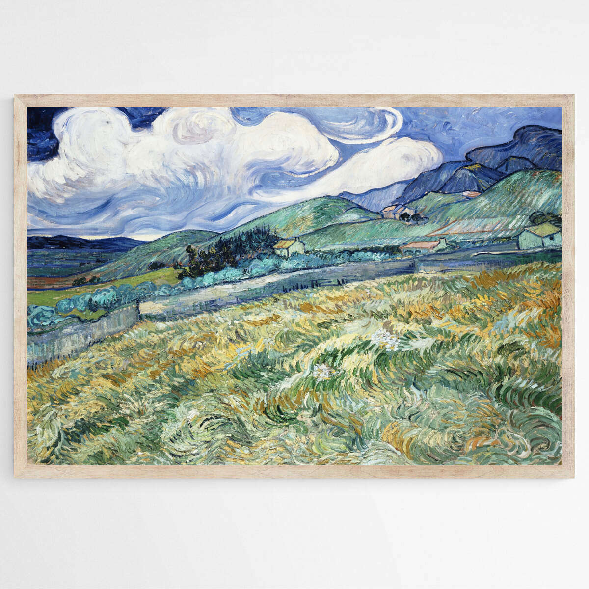 Van Gogh's Landscape From Saint-Remy | Famous Paintings Wall Art Prints ...