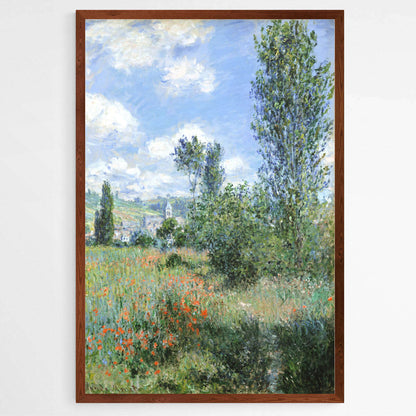 View of Vetheuil by Claude Monet | Claude Monet Wall Art Prints - The Canvas Hive