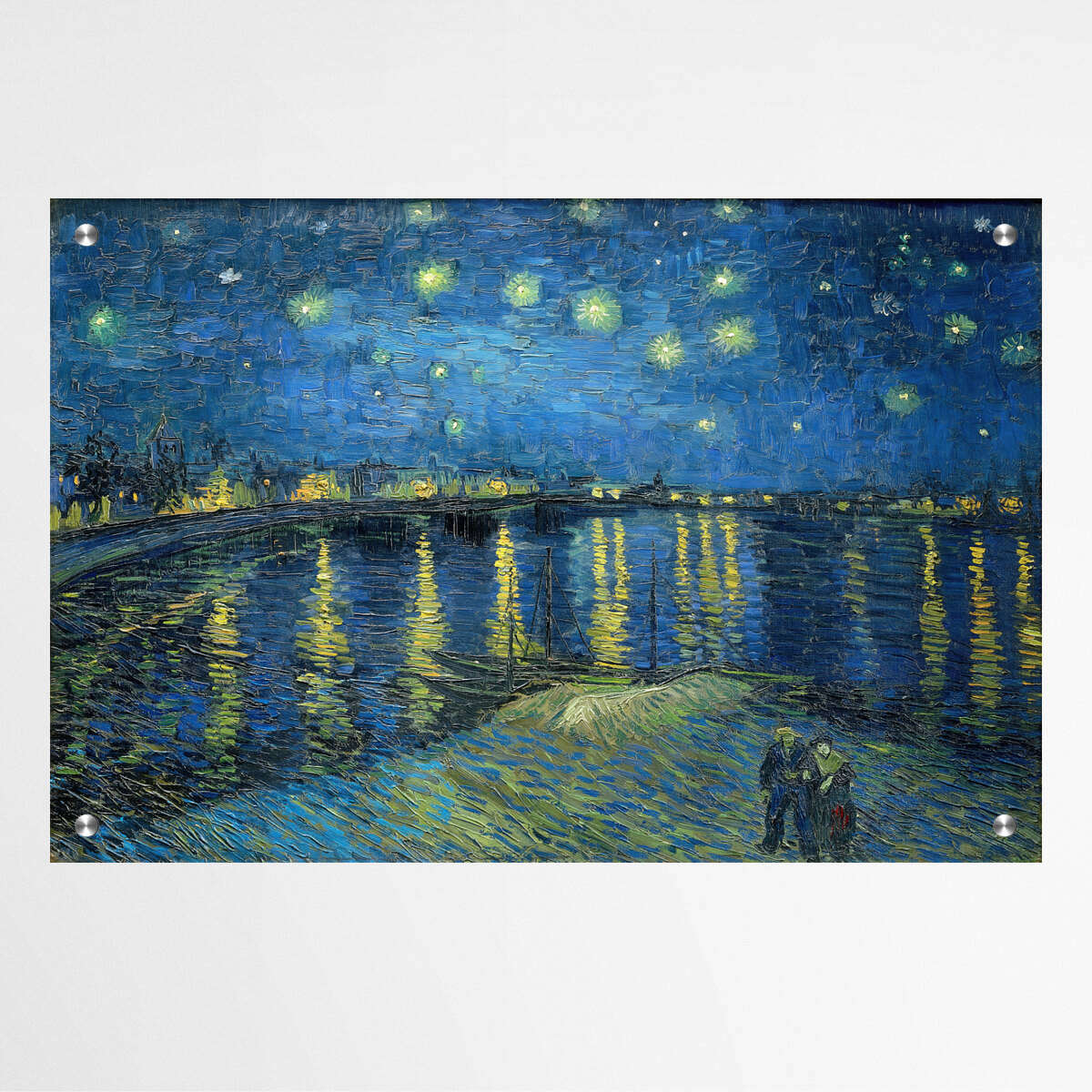 Vincent van Gogh's Starry Night Over the Rhone | Famous Paintings Wall Art Prints - The Canvas Hive