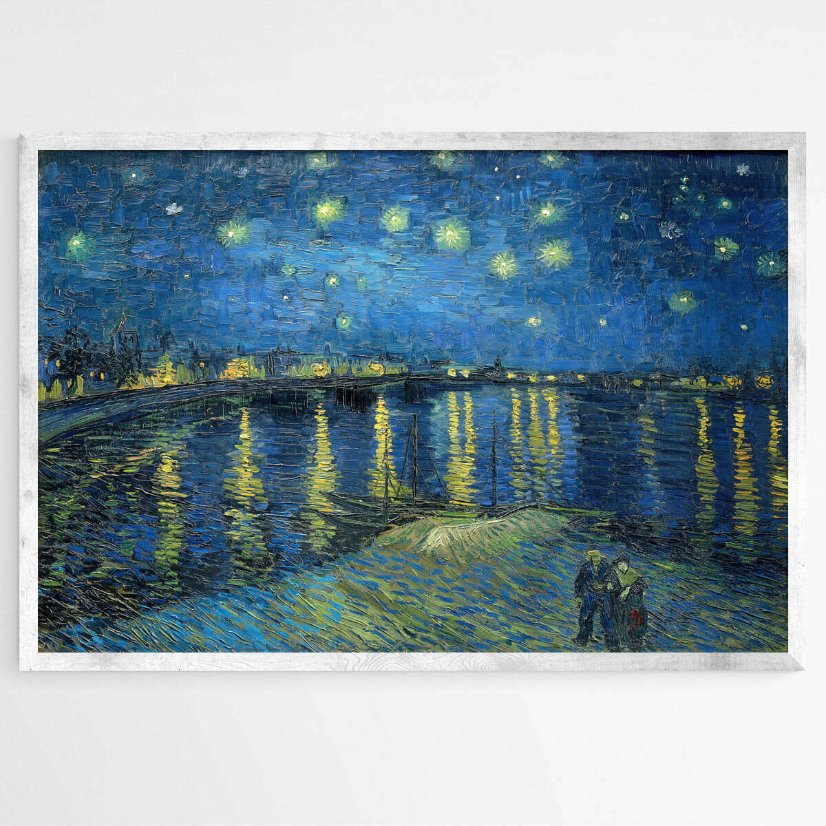 Vincent van Gogh's Starry Night Over the Rhone | Famous Paintings Wall Art Prints - The Canvas Hive