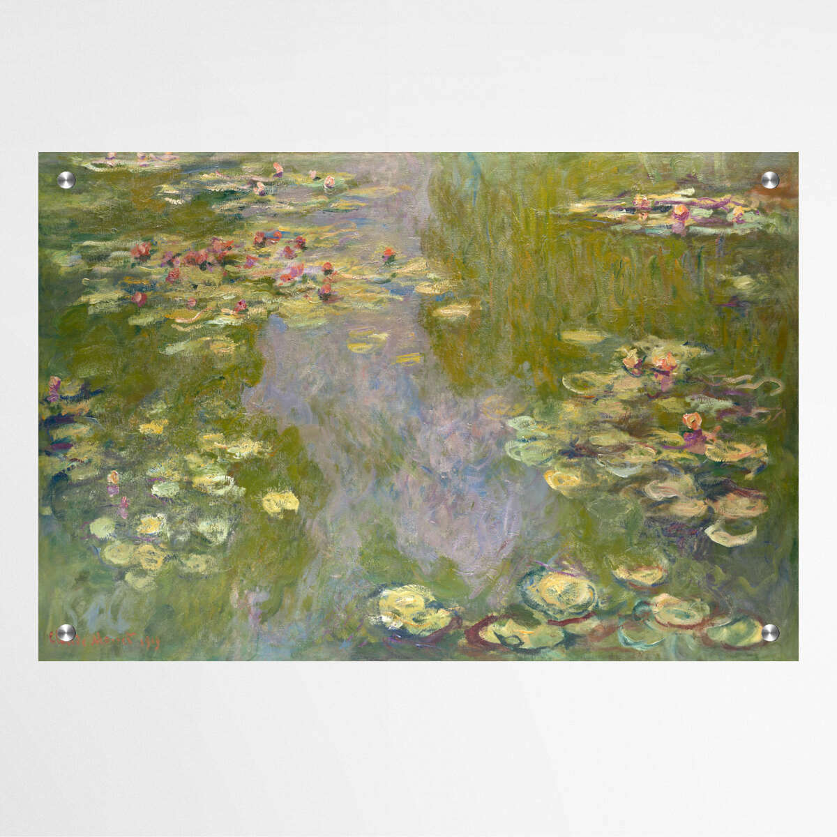 Water Lilies (1919) by Claude Monet | Claude Monet Wall Art Prints - The Canvas Hive