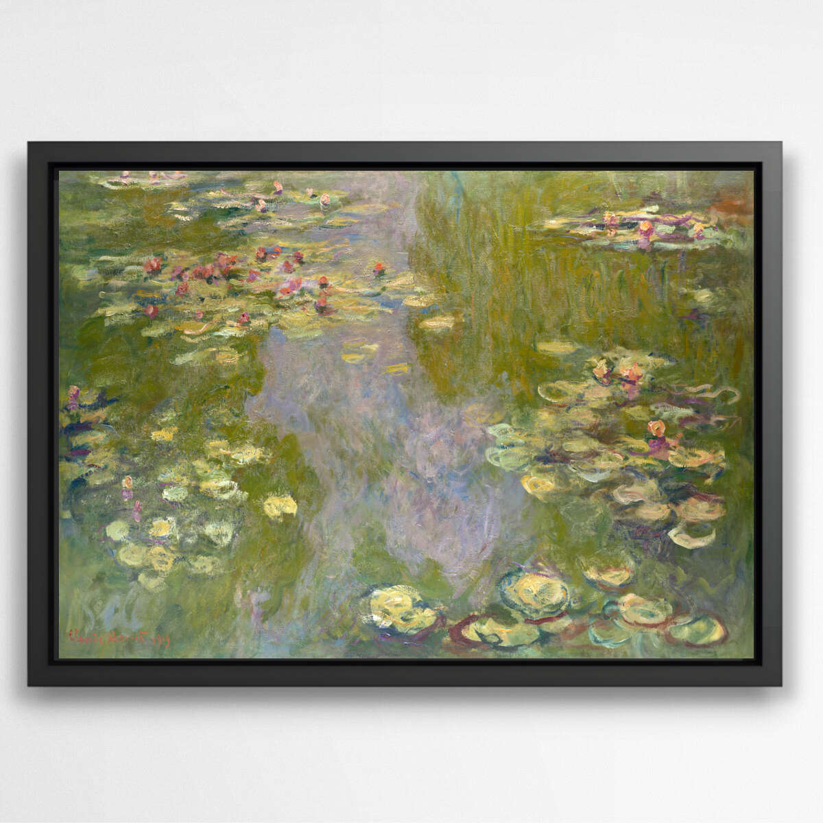 Water Lilies (1919) by Claude Monet | Claude Monet Wall Art Prints - The Canvas Hive