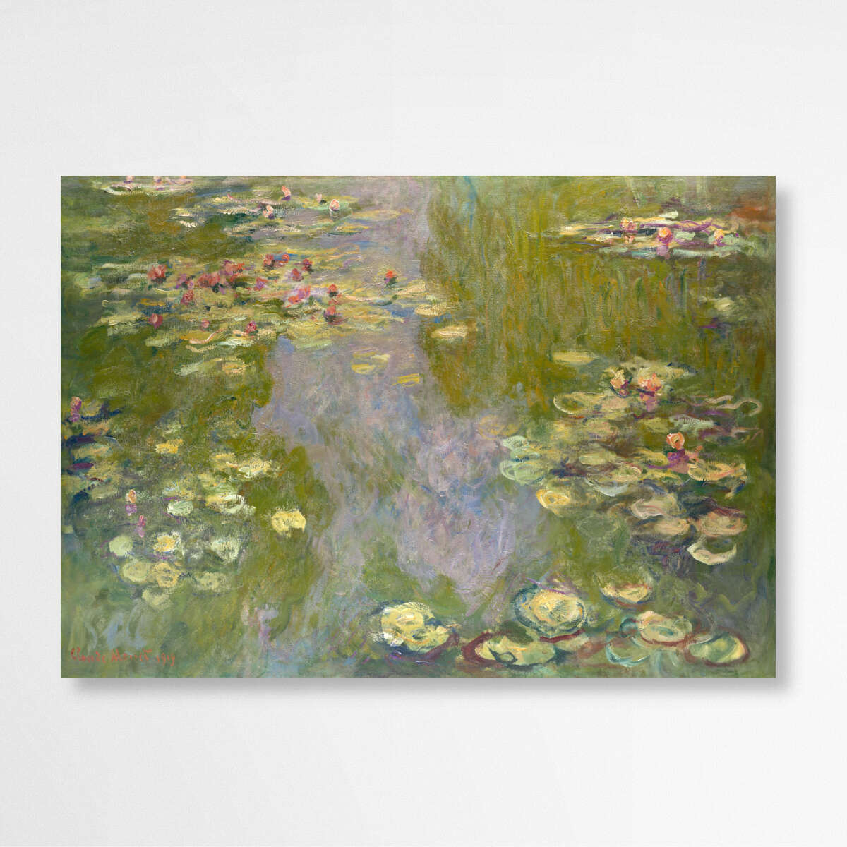 Water Lilies (1919) by Claude Monet | Claude Monet Wall Art Prints - The Canvas Hive