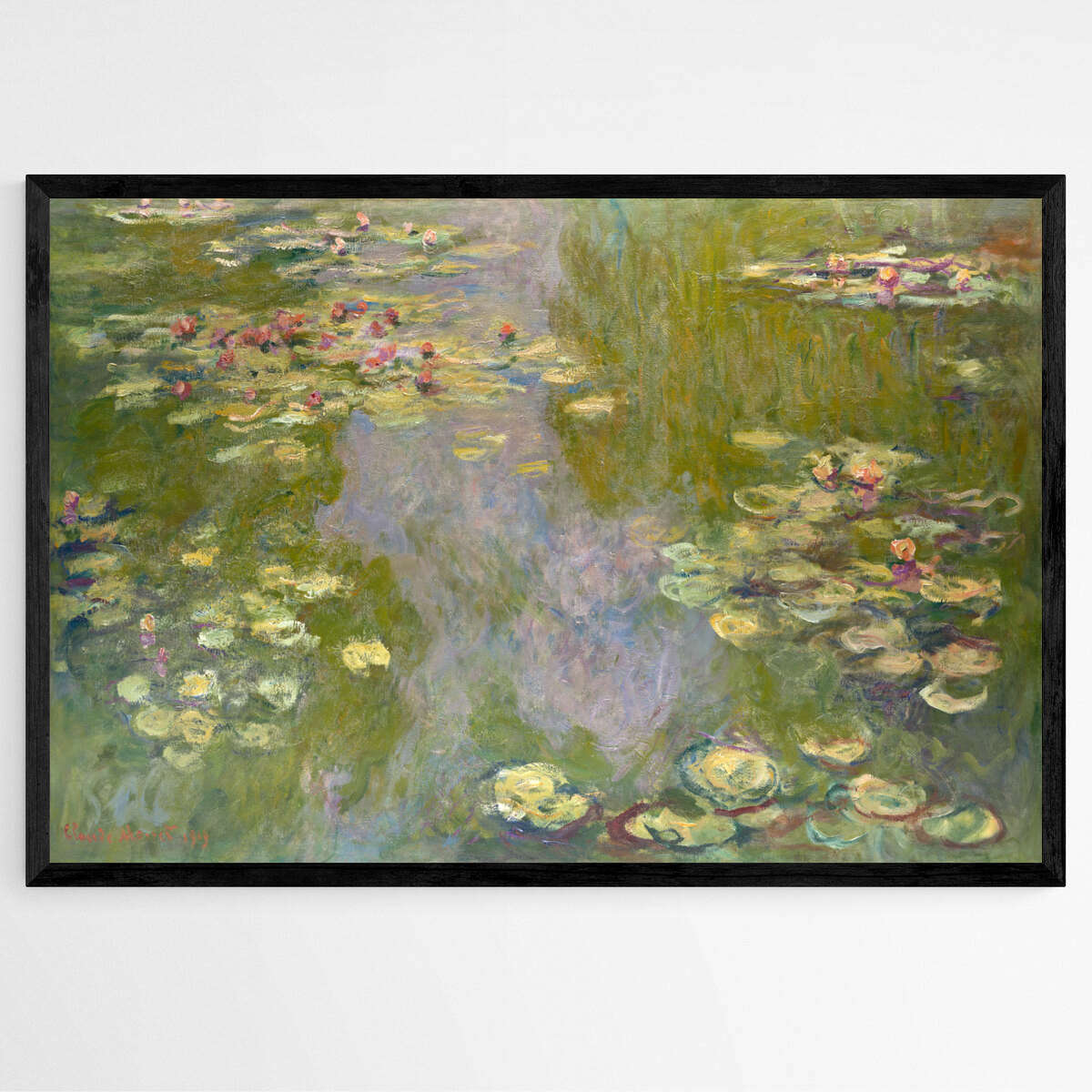 Water Lilies (1919) by Claude Monet | Claude Monet Wall Art Prints - The Canvas Hive