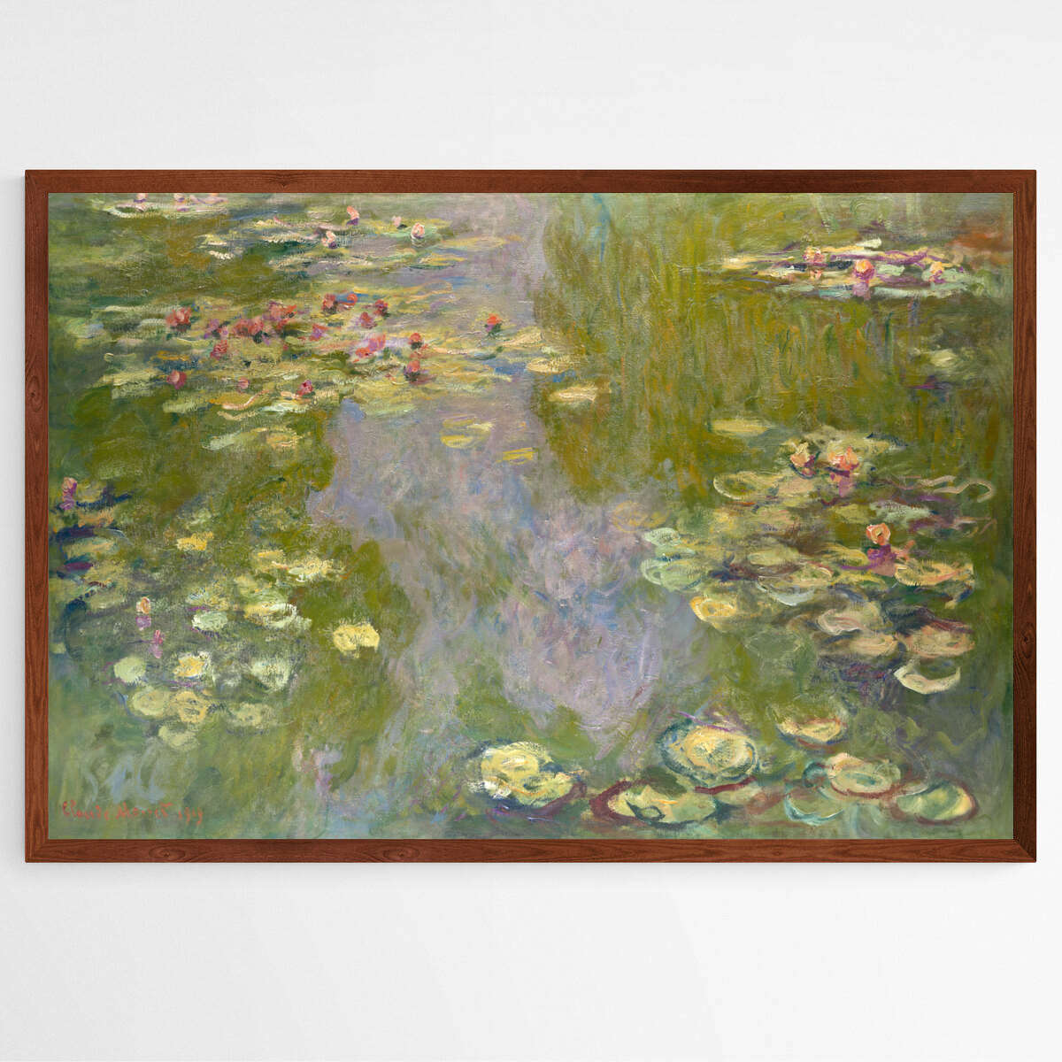 Water Lilies (1919) by Claude Monet | Claude Monet Wall Art Prints - The Canvas Hive