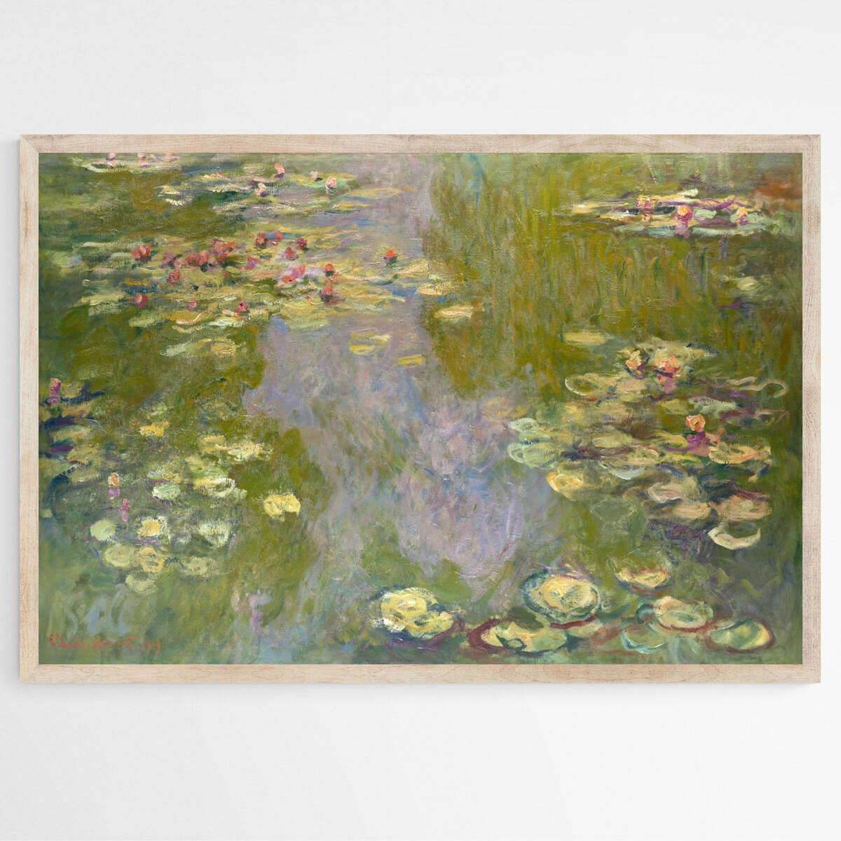 Water Lilies (1919) by Claude Monet | Claude Monet Wall Art Prints - The Canvas Hive