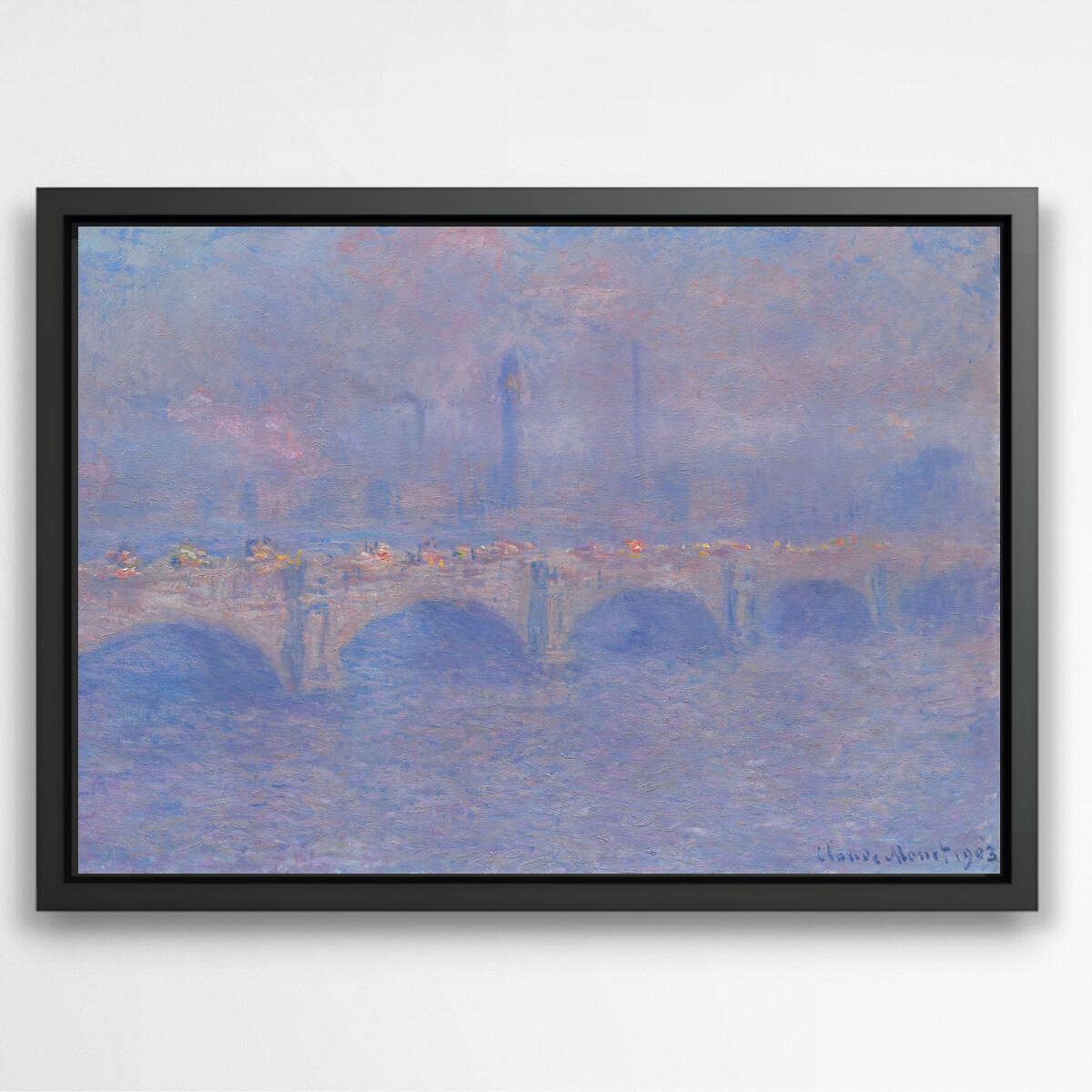 Waterloo Bridge Sunlight Effect | Claude Monet Wall Art Prints - The Canvas Hive