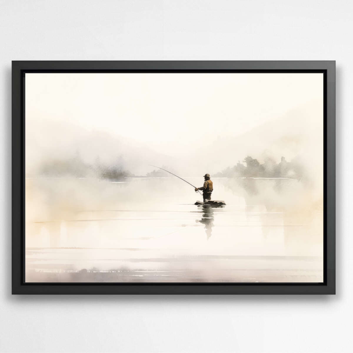 Whispering WatersFishing Fishing | Minimalist Wall Art Prints - The Canvas Hive