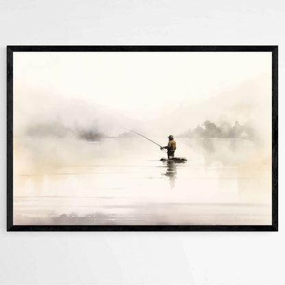 Whispering WatersFishing Fishing | Minimalist Wall Art Prints - The Canvas Hive