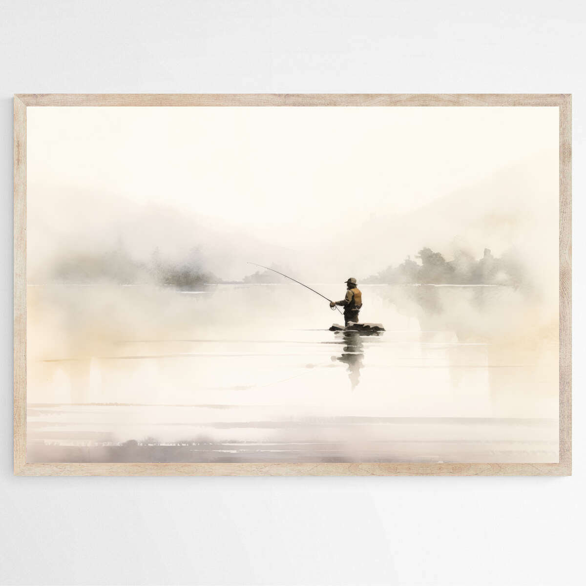 Whispering WatersFishing Fishing | Minimalist Wall Art Prints - The Canvas Hive