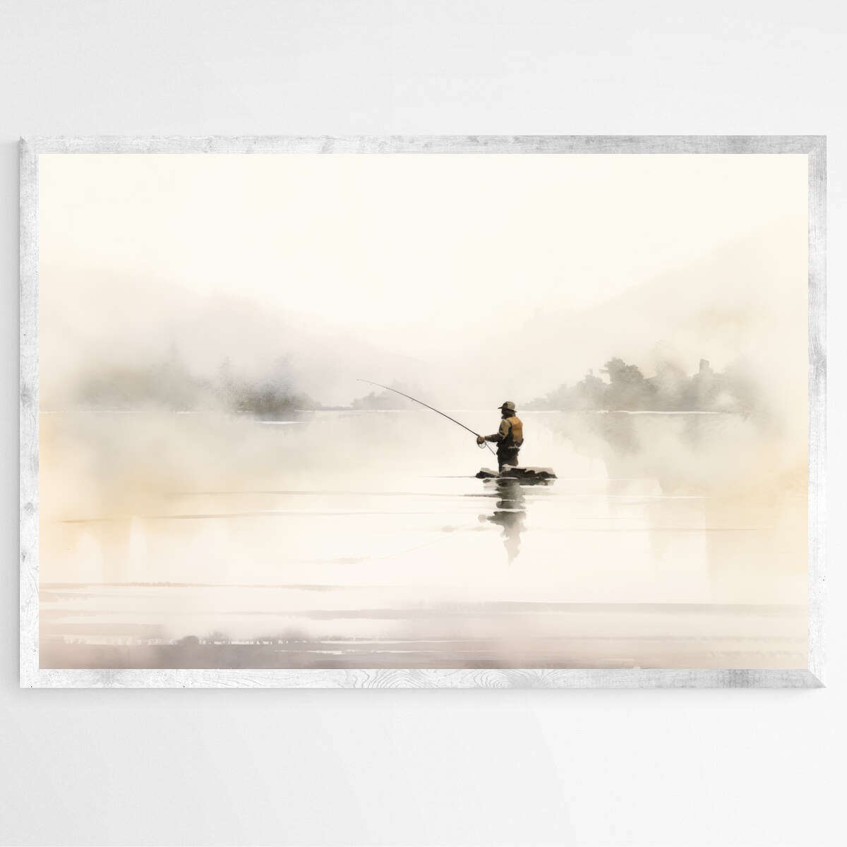 Whispering WatersFishing Fishing | Minimalist Wall Art Prints - The Canvas Hive