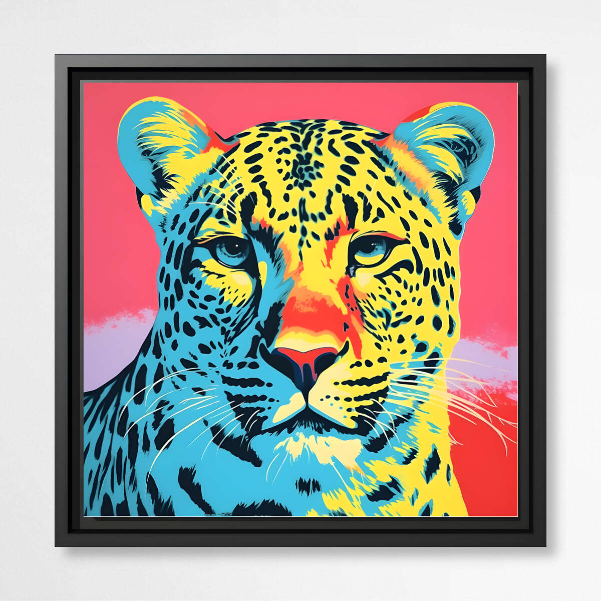 Wild Strokes Leopard | Pop Art Wall Art Prints - The Canvas Hive