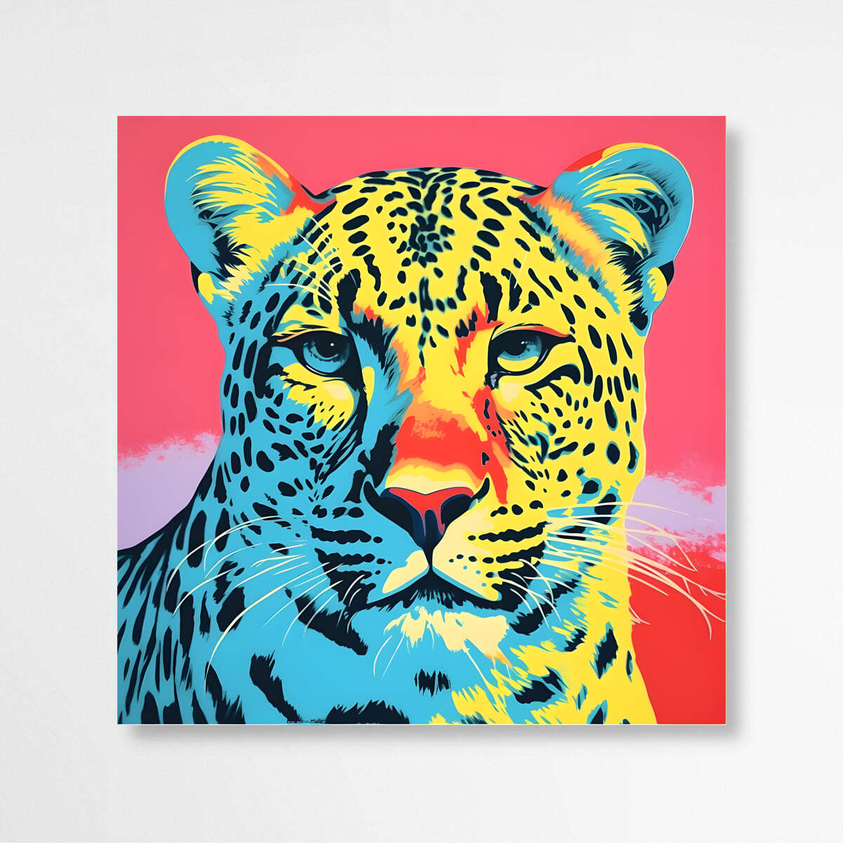 Wild Strokes Leopard | Pop Art Wall Art Prints - The Canvas Hive