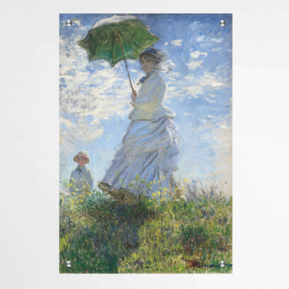 Woman with a Parasol by Claude Monet | Claude Monet Wall Art Prints - The Canvas Hive