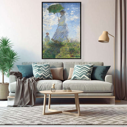 Woman with a Parasol by Claude Monet | Claude Monet Wall Art Prints - The Canvas Hive