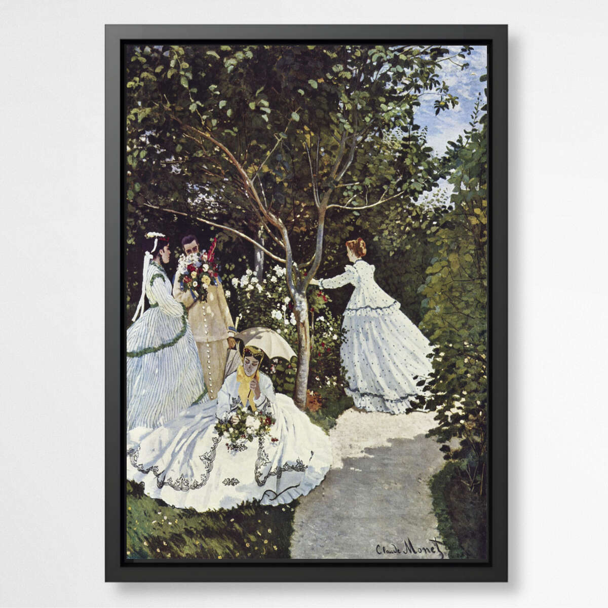 Women in the Garden by Claude Monet | Claude Monet Wall Art Prints - The Canvas Hive