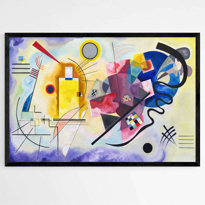 Yellow-Red-Blue by Wassily Kandinsky | Famous Paintings Wall Art Prints - The Canvas Hive