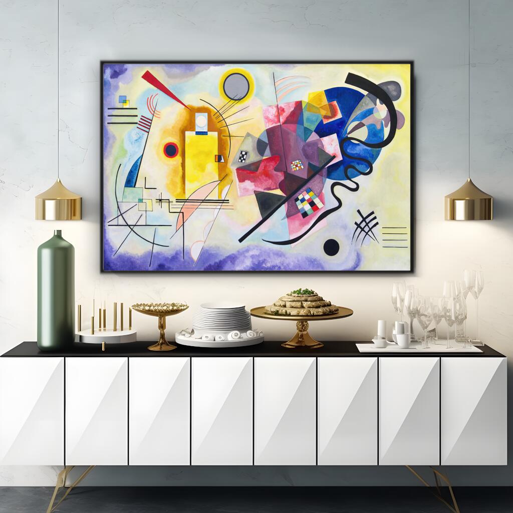 Yellow Red Blue By Wassily Kandinsky The Canvas Hive   Yellow Red Blue By Wassily Kandinsky Template Zp 