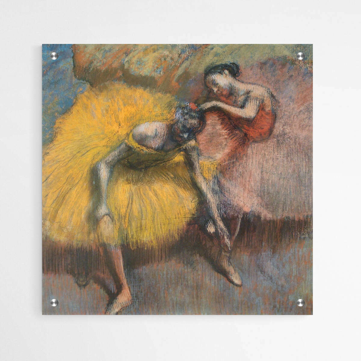 Yellow and Pink Dancers by Edgar Degas (1898) | Edgar Degas Wall Art Prints - The Canvas Hive