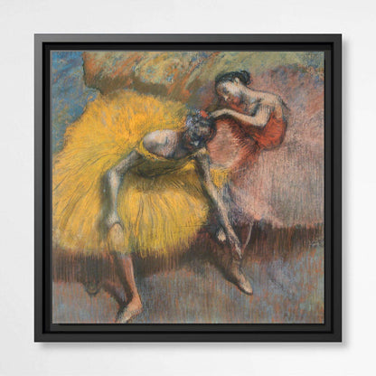 Yellow and Pink Dancers by Edgar Degas (1898) | Edgar Degas Wall Art Prints - The Canvas Hive