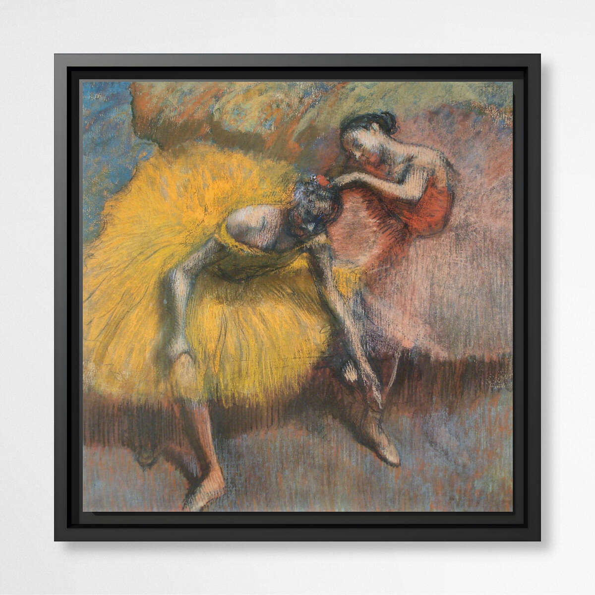 Yellow and Pink Dancers by Edgar Degas (1898) | Edgar Degas Wall Art Prints - The Canvas Hive