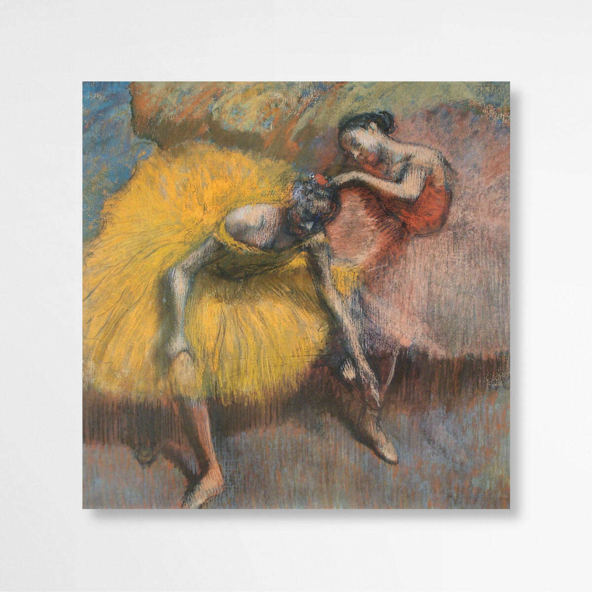 Yellow and Pink Dancers by Edgar Degas (1898) | Edgar Degas Wall Art Prints - The Canvas Hive