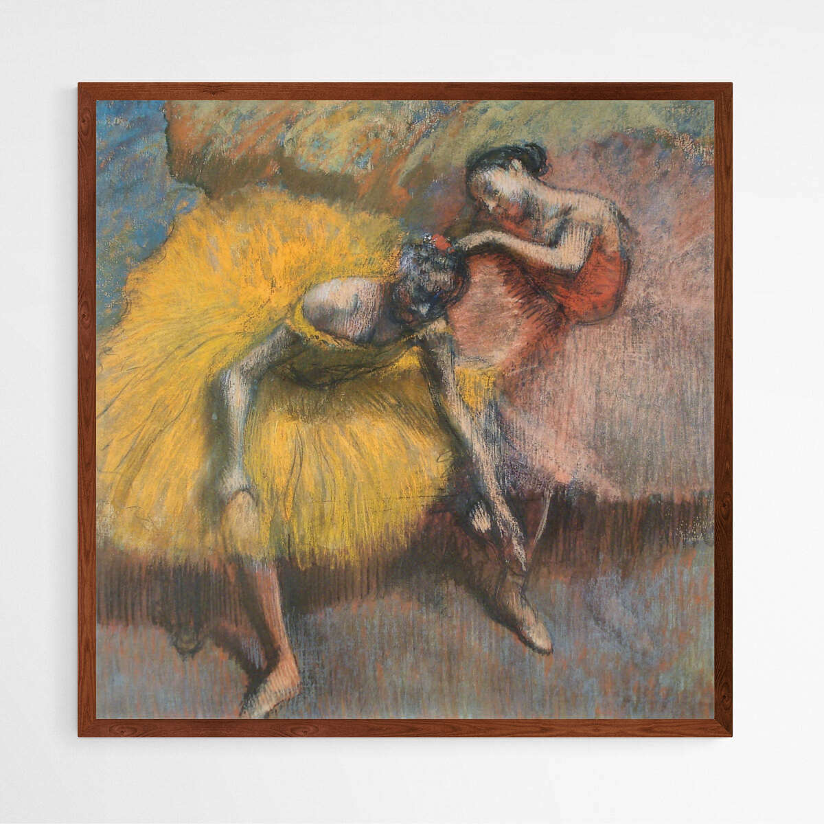 Yellow and Pink Dancers by Edgar Degas (1898) | Edgar Degas Wall Art Prints - The Canvas Hive