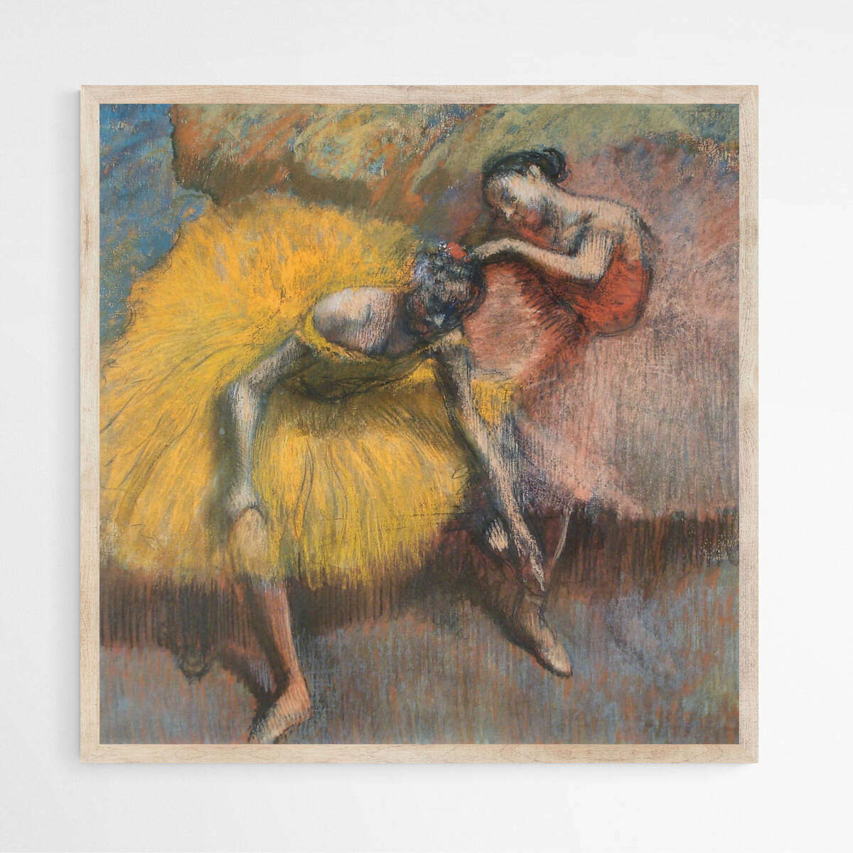 Yellow and Pink Dancers by Edgar Degas (1898) | Edgar Degas Wall Art Prints - The Canvas Hive