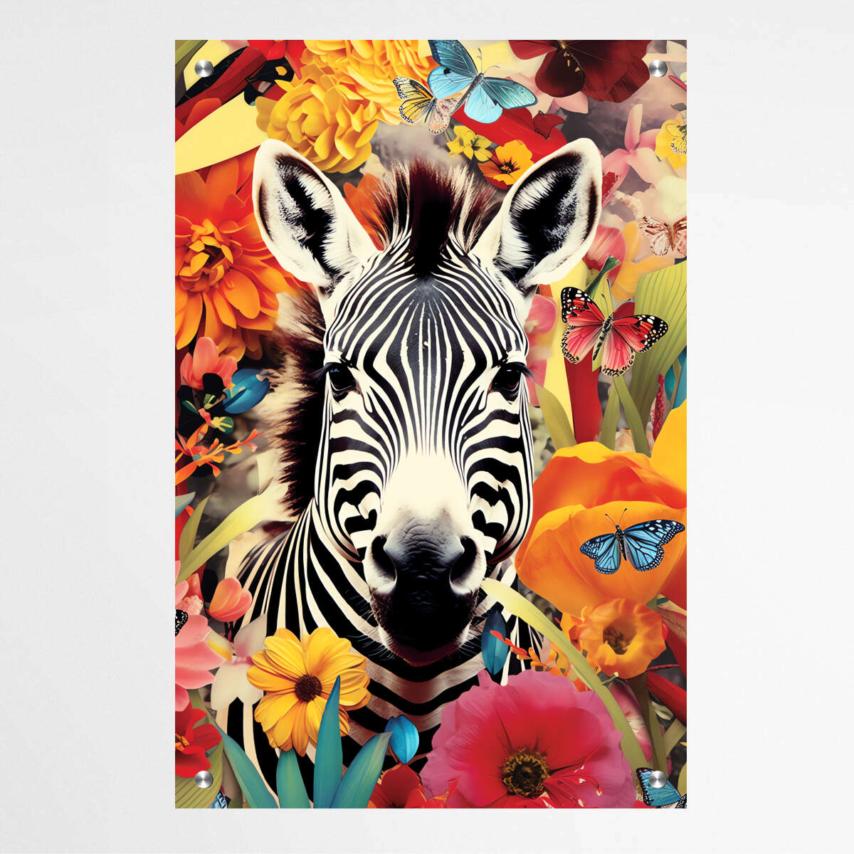 Zebra Vision | Pop Art Wall Art Prints - The Canvas Hive