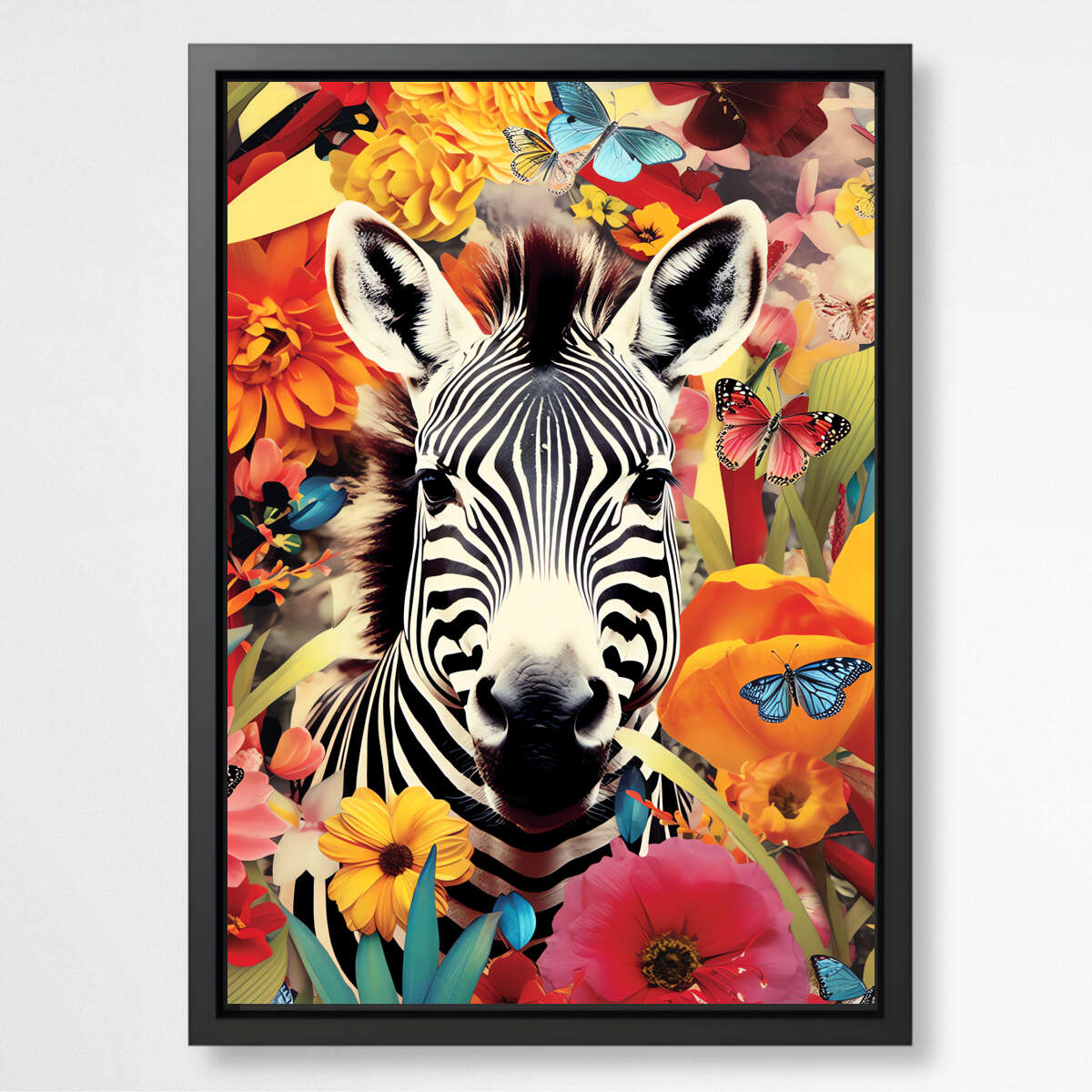 Zebra Vision | Pop Art Wall Art Prints - The Canvas Hive