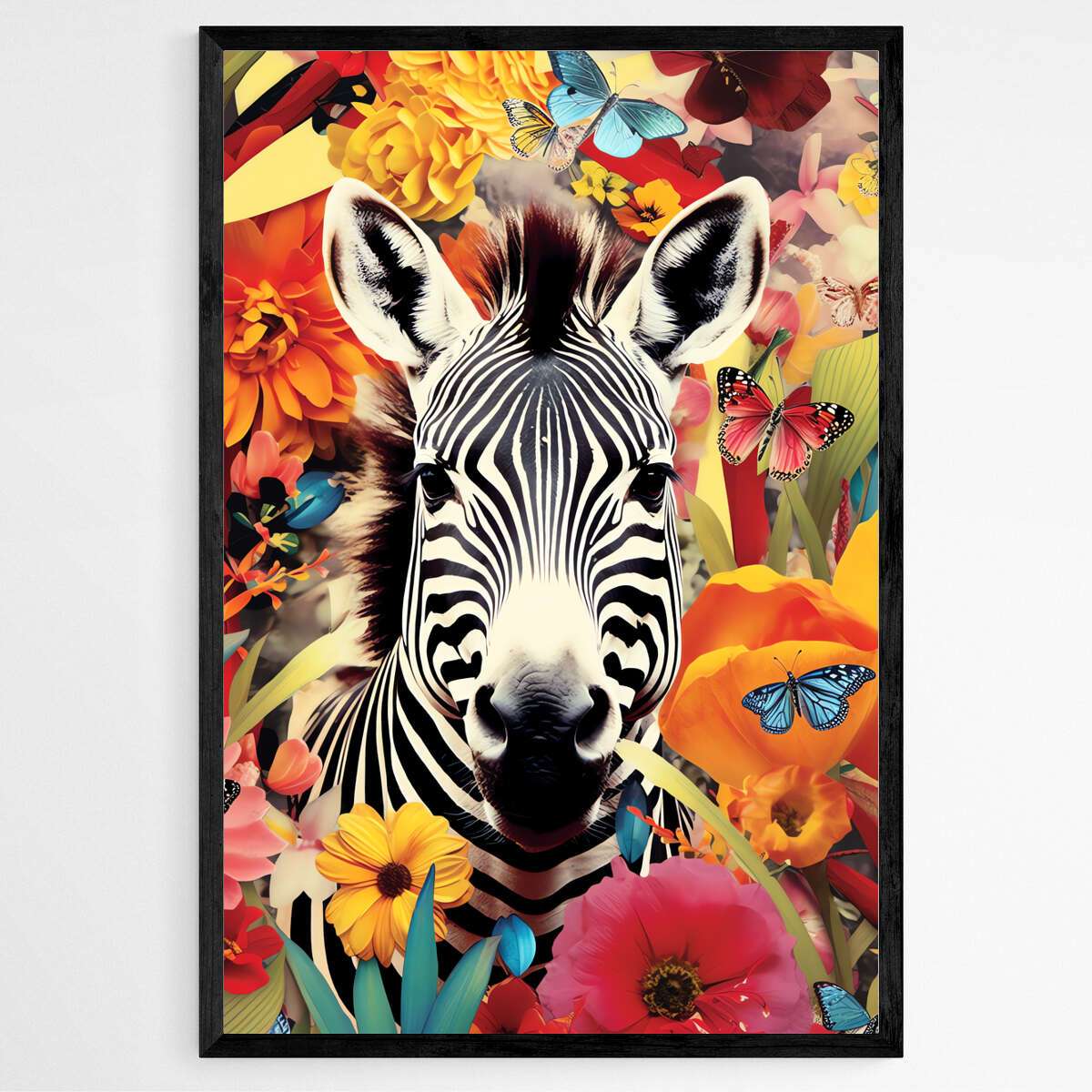 Zebra Vision | Pop Art Wall Art Prints - The Canvas Hive