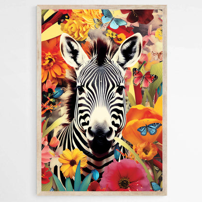 Zebra Vision | Pop Art Wall Art Prints - The Canvas Hive