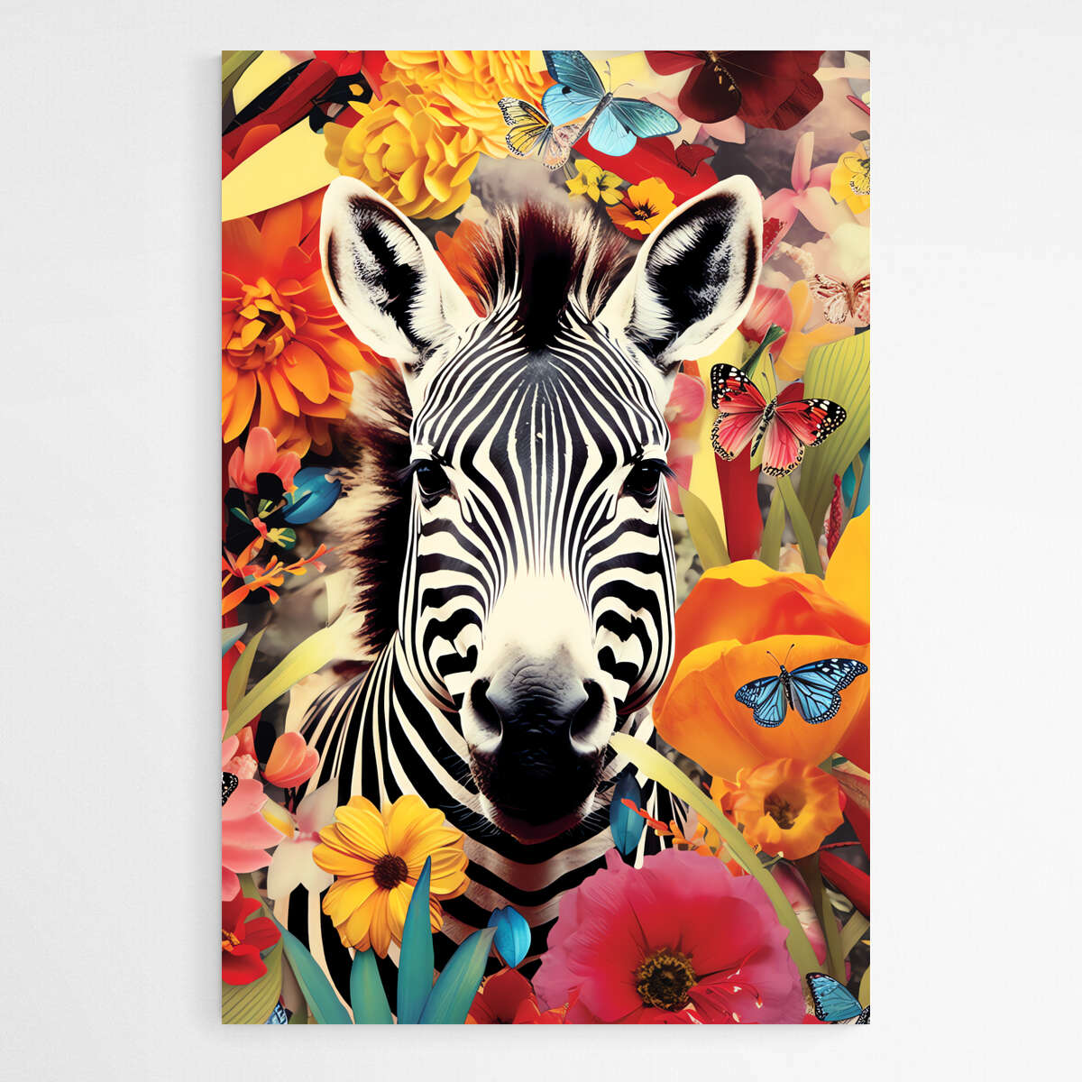 Zebra Vision | Pop Art Wall Art Prints - The Canvas Hive